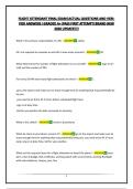 FLIGHT ATTENDANT FINAL EXAM&vert;ACTUAL QUESTIONS AND VERIFIED ANSWERS &vert;GRADED A&plus;&vert;PASS FIRST ATTEMPT&vert;BRAND NEW 2026 UPDATE&excl;&excl;&excl;&excl;