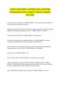 CUSECO DOCUMENT&colon; MIDTERM FINAL QUESTIONS CONSOLIDATED WITH CORRECT VERIFIED ANSWERS 2025-2026