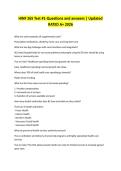 HINF 265 Test &num;1-Questions and answers &vert; Updated RATED A&plus; 2026