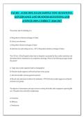 FACHE - ACHE BOG EXAM SAMPLE TEST QUESTIONS - GOVERNANCE AND BUSINESS QUESTIONS AND ANSWER 100&percnt; CORRECT 2026-2027