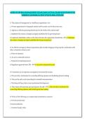 ACHE FACHE BOG BUSINESS QUESTIONS AND ANSWERS &sol; 100 GUARANTEED PASS&excl;&comma; ACHE FACHE BOG FINANCE TEST GUIDE REVIEW - 100 CORRECT REVIEW 2026-2027 & ACHE FACHE BOG MANAGEMENT EXAM - 2026 &lpar;ACTUAL EXAM&rpar; QUESTIONS WITH VERIFIED ANSWERS &lpar;LATEST UPDATE  2026&rpar; UPDAT