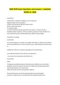 NUR 3678-Exam Questions and answers &vert; Updated RATED A&plus; 2026