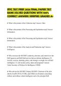 IFPC TEST PREP 2026 FINAL PAPER TEST BANK SOLVED QUESTIONS WITH 100&percnt; CORRECT ANSWERS VERIFIED GRADED A&plus;