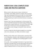 NUR209 EXAM 1 2026 COMPLETE STUDY GUIDE AND PRACTICE QUESTIONS