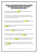 WGU C202 - MANAGING HUMAN CAPITAL&vert;ACTUAL QUESTIONS AND VERIFIED ANSWERS &vert;GRADED A&plus;&vert;PASS FIRST ATTEMPT&vert;BRAND NEW 2026 UPDATE&excl;&excl;&excl;&excl;