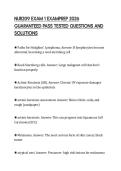 NUR209 EXAM 1 EXAMPREP 2026 GUARANTEED PASS TESTED QUESTIONS AND SOLUTIONS