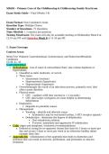 Chamberlain University College of Nursing NR 602&colon; Primary Care of the Childbearing & Childrearing Family Practicum Exam Study Guide &ndash; Final &lpar;Weeks 5-8&rpar; &vert; 2026 update