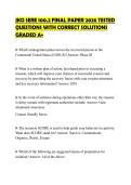 JKO SERE 100&period;2 FINAL PAPER 2026 TESTED QUESTIONS WITH CORRECT SOLUTIONS GRADED A&plus;