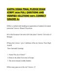 KAPPA SIGMA FINAL PLEDGE EXAM SCRIPT 2026 FULL QUESTIONS AND VERIFIED SOLUTIONS 100&percnt; CORRECT GRADED A&plus;