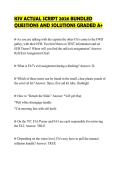 KSV ACTUAL SCRIPT 2026 BUNDLED QUESTIONS AND SOLUTIONS GRADED A&plus;