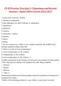 CP-FS Practice Test Quiz 3-5 Questions and Revised  Answers &ndash; Rated 100&percnt; Correct 2026&sol;2027