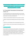 NR 566 ADVANCED PHARMACOLOGY CARE OF THE FAMILY MIDTERM REVIEW 2026&sol;2027 &vert; Latest Chamberlain College Guide &vert; Pass Guaranteed - A&plus; Graded