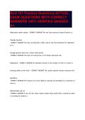 ALU 101 Practice Questions ACTUAL EXAM QUESTIONS WITH CORRECT ANSWERS 100&percnt; VERIFIED GRADED A&plus;