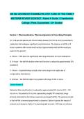 NR 566 ADVANCED PHARMACOLOGY CARE OF THE FAMILY MIDTERM PACKAGE DEAL 2026&sol;2027 &vert;All  Versions Already Rated A &vert; Chamberlain College &vert; Pass Guaranteed - A&plus; Graded
