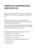 NUR2180 2026 COMPREHENSIVE STUDY GUIDE PRACTICE SET