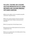 PGA LEVEL 1 TEACHING AND COACHING  2026 EXAM PREPARATION PACK KEY SWING  MECHANICS AND COACHING PRINCIPLES  WITH SAMPLE QUESTIONS 