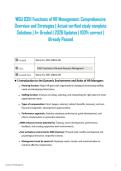 WGU D351 Functions of HR Management&colon; Comprehensive Overview and Strategies &vert; Actual verified study complete Solutions &vert; A&plus; Graded &vert; 2026 Updates &vert; 100&percnt; correct &vert; Already Passed