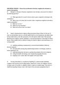 Test Bank & Solution Manual &ndash; Crafting & Executing Strategy&colon; The Quest for Competitive Advantage&comma; Concepts and Cases 23rd Edition by Arthur A&period; Thompson &vert; All Chapters 1&ndash;27