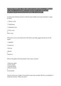 Elsevier HESI A2 Anatomy & Physiology &ndash; Practice Questions and Answers&comma; HESI A2&comma; Latest Comprehensive Version &ndash; Complete Multiple-Choice Exam Preparation Material LATEST UPDATE 