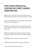 PNVN 1111 FINAL PAPER 2026 FULL  QUESTIONS AND CORRECT ANSWERS  GUARANTEED PASS 