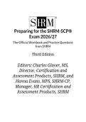 SHRM-SCP Exam Preparation 2026&ndash;2027 &ndash; Charles Glover &ndash; Complete Certification Study Guide