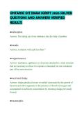 ONTARIO OIT EXAM SCRIPT 2026 SOLVED QUESTIONS AND ANSWERS VERIFIED RESULTS