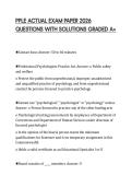 PPLE ACTUAL EXAM PAPER 2026  QUESTIONS WITH SOLUTIONS GRADED A&plus;