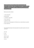 PHYS 261 Final Exam &ndash; Comprehensive Physiology Practice Questions and Verified Answers&comma; Latest Version&comma; Complete Exam Preparation Material