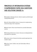 PRINCIPLES OF INFORMATION SYSTEMS  SCRIPT 2026 QUESTIONS WITH CORRECT  SOLUTIONS