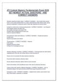 CMS Fundamentals EXAM REVIEW LATEST 2026&sol; 2027 ACTUAL EXAM &vert; COMPLETE QUESTIONS AND CORRECT VERIFIED ANSWERS &sol; ALREADY GRADED 