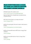 RELIAS DYSRHYTHMIA BASIC A ACTUAL TEST PAPER 2026 COMPLETE QUESTIONS AND CORRECT ANSWERS GRADED A&plus;