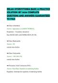 RELIAS DYSRHYTHMIA BASIC A PRACTICE SOLUTION SET 2026 COMPLETE QUESTIONS AND ANSWERS GUARANTEED TO PASS