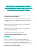 NRNP 6566 WEEK 7 KNOWLEDGE CHECK 2026&sol;2027 &vert; Advanced Care of Adults in Acute Settings I &vert; Questions and Verified Answers &vert; Pass Guaranteed - A&plus; Graded