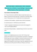 NRNP 6566 WEEK 6 KNOWLEDGE CHECK 2026&sol;2027 &vert; Advanced Care of Adults in Acute Settings I &vert; Questions and Verified Answers &vert; Pass Guaranteed - A&plus; Graded