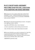RN ATI CONCEPT-BASED ASSESSMENT PROCTORED EXAM FOR LEVEL 2 2026 EXAMSTYLE QUESTIONS AND MODEL RESPONSES