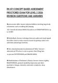 RN ATI CONCEPT-BASED ASSESSMENT PROCTORED EXAM FOR LEVEL 2 2026 REVISION QUESTIONS AND ANSWERS