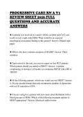 PROGRESSIVE CARE RN A V1  REVIEW SHEET 2026 FULL  QUESTIONS AND ACCURATE  ANSWERS 