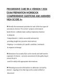 PROGRESSIVE CARE RN A VERSION 1 2026  EXAM PREPARATION WORKBOOK  COMPREHENSIVE QUESTIONS AND ANSWERS  HIGH SCORE A&plus;