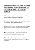 PROGRESSIVE RENAL EDUCATION PROGRAM  PREP 2026 FINAL REVIEW PACK COMPLETE  QUESTION SET AND CORE CONCEPT  SUMMARY