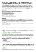 NR-607 Diagnosis & Management in Psychiatric Mental Health III Final Exam&comma; Chamberlain University PMHNP Program&comma; 2026&sol;2027 &ndash; 350-Question Review with Verified Answers