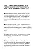 RNFA COMPREHENSIVE REVIEW 2026 VERIFIED QUESTIONS AND SOLUTIONS