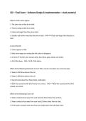 SDI &ndash; Final Exam &ndash; Software Design & Implementation &ndash; study material