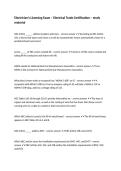 Electrician&rsquo;s Licensing Exam &ndash; Electrical Trade Certification &ndash; study material