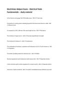 Electricians Helpers Exam &ndash; Electrical Trade Fundamentals &ndash; study material