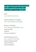 SANS FOR508 PRACTICE SOLUTION SET 2026 COMPLETE QUESTIONS AND ANSWERS GUARANTEED TO PASS