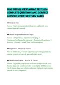 SANS FOR508 VIEW AHEAD TEST 2026 COMPLETE QUESTIONS AND CORRECT ANSWERS UPDATED STUDY GUIDE