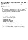 EAS &ndash; Practice Exams &ndash; Environmental Assessment Studies &ndash; exam preparation material