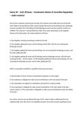 Series 65 &ndash; Unit 18 Exam &ndash; Investment Advisor & Securities Regulation &ndash; study material