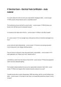IP Electrical Exam &ndash; Electrical Trade Certification &ndash; study material