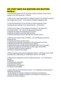 IFPC STUDY GUIDE 2026 QUESTIONS AND SOLUTIONS RATED